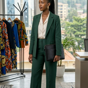 Emerald Peak Tailored Trousers & Blazer